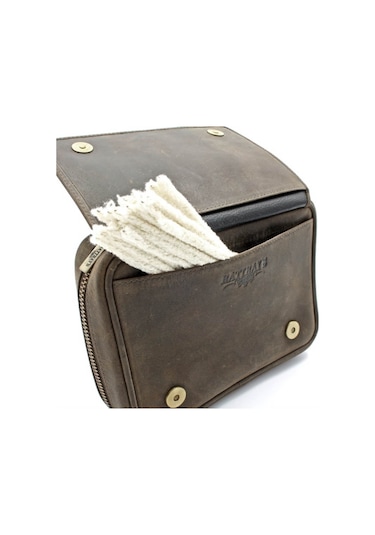Rattray's Peat Pipe Bag 2 Kahve Deri Pipo Çantası 131550
