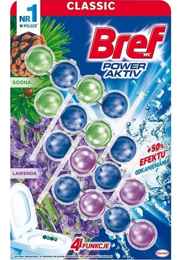 Bref Power Aktiv Klozet Bloğu Çam Ve Lavanta Kokulu 20 Li Set