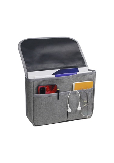 Tekerlekli Sandalye Çantası Yürüteç Organizatör Çantası Gri Gri