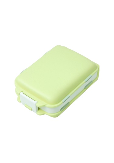 Mufunye Yeşil 8 Bölmeli Plastik İlaç Kutusu - Hafif, Dayanıklı, Sınıflandırılmış Saklama, Nem Ve Kirlilikten Koruma, Ev Ve Seyahat İçin Uygun