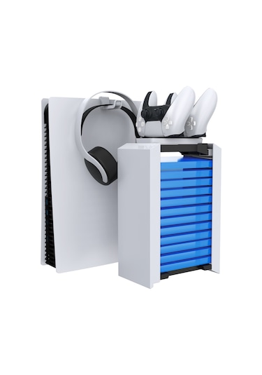 Dobe Tp5 1545 Ps5 Kulaklık Tutucu Oyun Haznesi Şarj Stand Kit