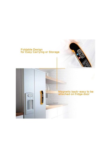 Mutfak İçin Termometre - Katlanabilir Dijital Gıda Termometresi