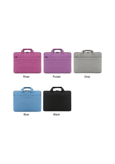 Xindoker Gri Oxford Kumaş 15.6" Laptop Çantası - Çift Çekmeceli, Yumuşak İç Döşeme, Valiz Kayışı İle Seyahat Ve İş İçin El/omuz Çantası Gri