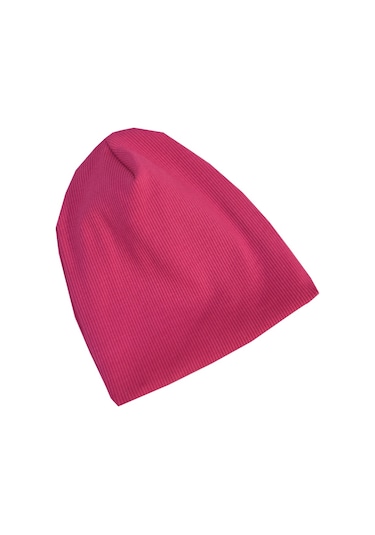 Luess Çocuk Unisex Fitilli Kışlık Bere Koyu Pembe