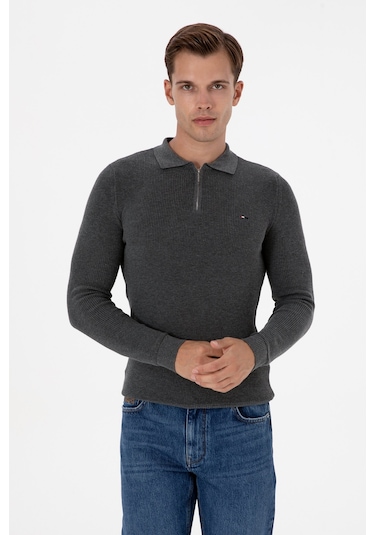 U.s. Polo Assn. Erkek Antrasit Melanj Kazak /triko 50313685-vr081 Antrasit Melanj