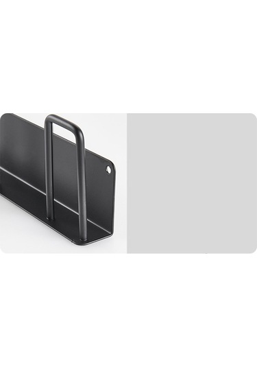 Cbtx Matkapsız 3 Kancalı Karbon Çelik Duvara Monte Bardaklık Organizatör Rafı - Beyaz