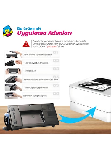 Kyocera Tk-3300 Uyumlu Toner 4'lü Paket / Ma4500ix / Ma4500i