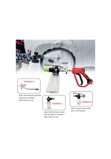 Neevoyu Stainless Steel 1/4" Çift Bağlantı Valfi, Yüksek Basınçlı Yıkama Makinesi Aksesuarı, Kolay Kurulum, Çok Amaçlı Kullanım Araba, Çatı, Bahçe