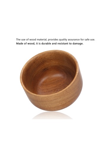 Moveevo Erkek Tıraş Sabunlu Ahşap Sakal Kabı - Güvenli & Pratik