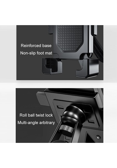 Darbeye Dayanıklı Motosiklet Cep Telefonu Tutucu Dış Mekan Bisiklet Navigasyon Tutucu Gidon 001
