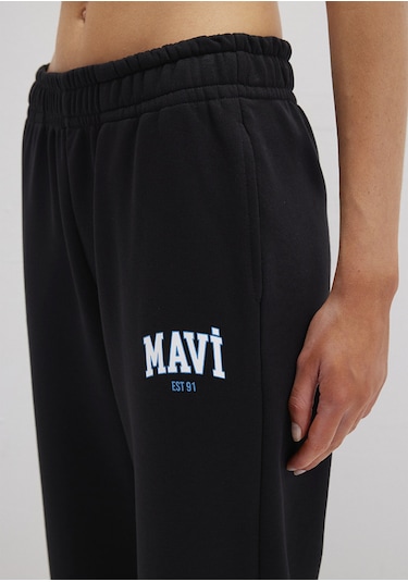 Mavi - Mavi Logo Baskılı Siyah Eşofman Altı 1010757-900 Siyah