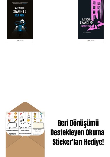 Uzun Veda + Büyük Uyku + Okuma Sticker'ları