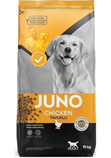 Juno Tavuklu Yetişkin Köpek Maması 15 KG