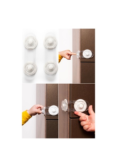 İdeal Baby 6Şar Sünger Kapı Stoperi+Priz Kapağı+Mini Kilit Çok Renkli