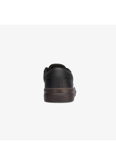 Tommy Hilfiger Cupset Terrace Erkek Siyah Sneaker Düz Fm0fm05209 Siyah
