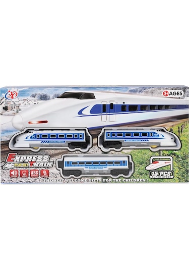 Can Oyuncak 15 Parça Pilli Hızlı Tren - Standart