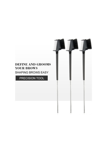 Yifomall Profesyonel Kaş Ve Kirpik Fırçası - Çift Taraflı Makyaj Aracı, Dayanıklı Ve Taşınabilir Tasarım