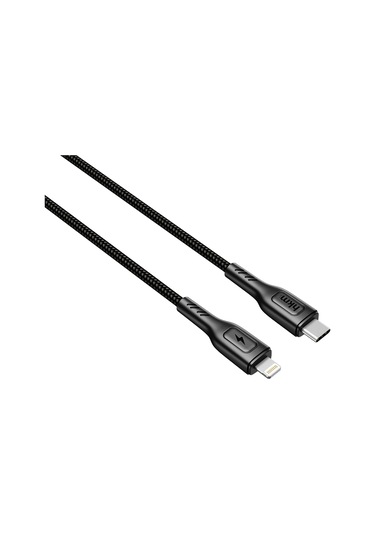 Knit 30W Hızlı Şarj Destekli Type-C To Lightning Şarj Ve Data Aktarım Kablosu 1 Metre Siyah