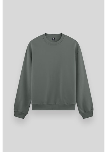 Standart Fit Basic O Yaka 3lü Paket Siyah-lacivert-çağla Erkek Sweatshirt 88053 Siyah-lacivert-çağla