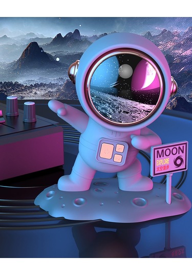 Bluetooth Astronaut Kablosuz Usb Hoparlör Ağır Bas Hıfı Ses Kalitesi