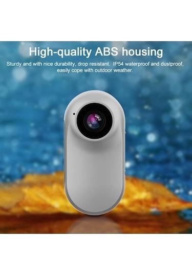 Ulzyvf 1080p Spor Kamerası, Su Geçirmez Aksiyon, Döngü Kayıt, Beyaz, Dış Mekan Kullanımı İçin Beyaz