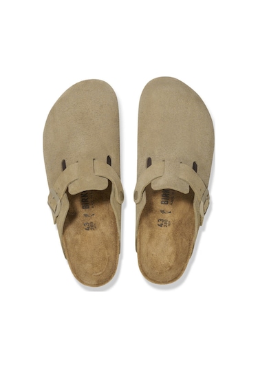 Birkenstock Bırkenstock Boston Leather Kadın Terlik 1025788 1025788 Shki Soluk Haki