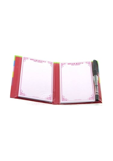 Hello Kıtty Bloknot Kalemli Ciltli Çok Renkli