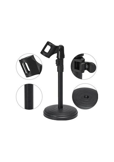 Thentech Mini Mikrofon Tutucu Stand Portatif Kolay Kullanım