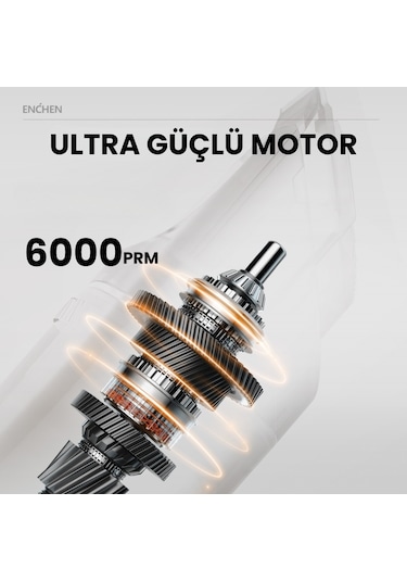 Enchen Boost 2 Siyah Taşınabilir Şarjlı Saç Kesim Makinesi