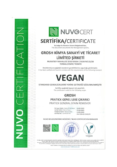 Vegan Çok Amaçlı Ultra Güçlü Leke Çıkarıcı Sprey Büyük Boy