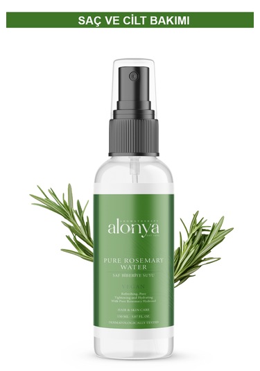 Pure Rosemary Saf Biberiye Suyu Saç Uzatma Ve Canlandırı Tonik