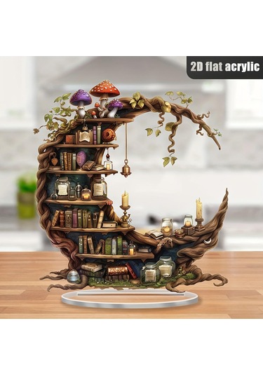 Suntek Ofis Kitaplık Dolabı Için 2d Heykeli Dekorasyon Sanat 20cmx18cm