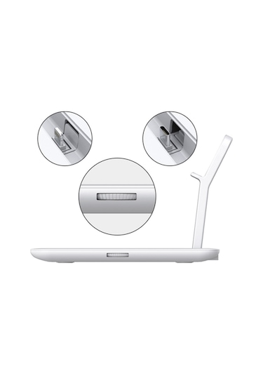 Ally 4 In1 15W Kablosuz Hızlı Şarj Standı iphone Uyumlu+Iwatch+Airpods (305122747)