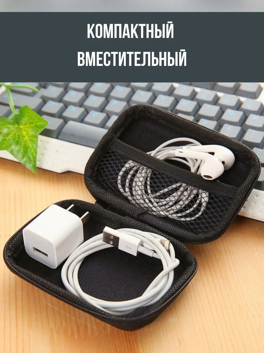 Jintao Kablo Ve Şarj Aletlerini Düzenlemek İçin Kompakt Organizatör 169754451 Violet