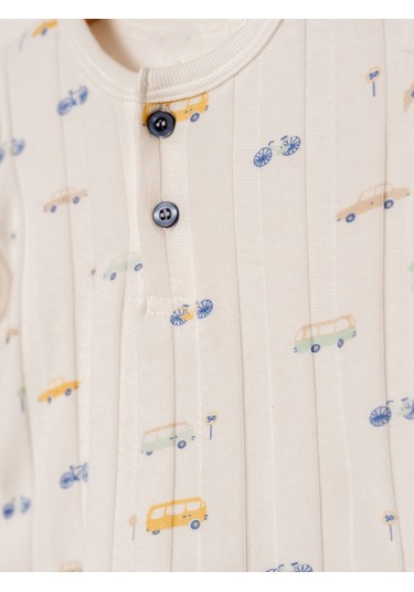 Kd53421 Jakarlı Örme 2'li Bebek Takımı 3-6 Ay / 6-9 Ay / 9-12 Ay / 18-24 Ay Mint