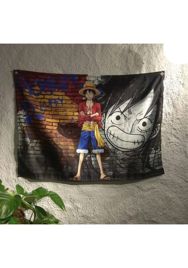 One Piece Monkey De Luffy Duvar Örtüsü
