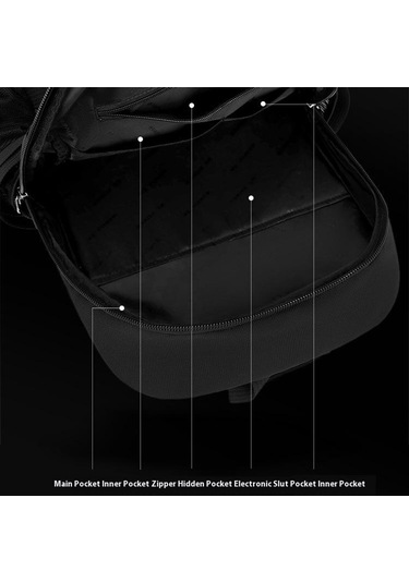 Wepower 8107 Erkekler Seyahat İşe Gidiş Dizüstü Sırt Çantası Naylon Büyük Kapasiteli Öğrenci Rahat Sırt Çantası Haki