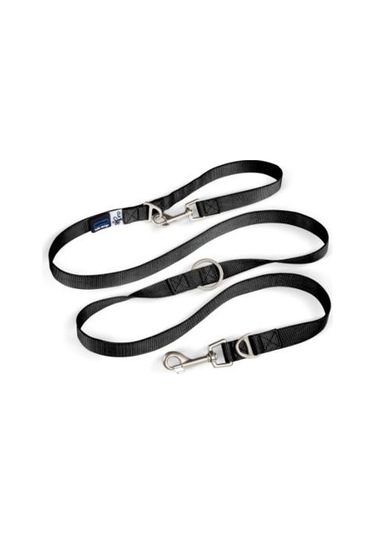 Curli Ayarlanabilen Gezdirme Tasması Naylon Black M Siyah