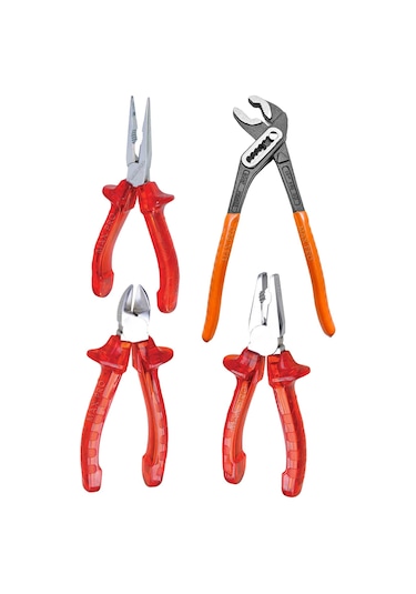 Yüksek Kalite Kırmızı Şeffaf No7 Pense Kargaburun Yankeski A6