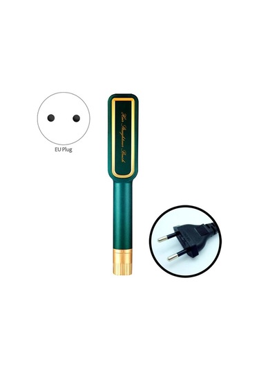 Venturemart Eu Plug Hot Combs Anti-haşlanma Saç Düzleştirici Fırça Seramik Bukle Makinesi Elektrikli Fır