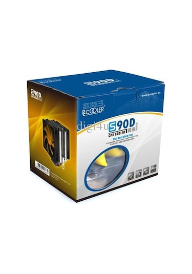 Intel 775 1155 1156 Cpu İşlemci Fanı Pc Cooler 2 X 9Cm Fan
