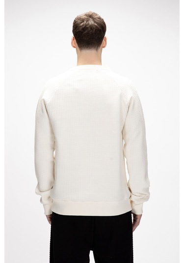 Diez Marshmallow Crewneck Erkek Sweatshirt Beyaz