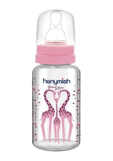 Hanymish Cam Biberon 125 ml Pembe