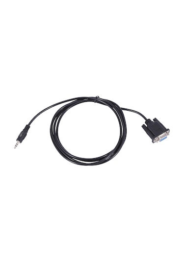 Db9 9-pin Vga Konnektör Dişi Kablo, Db9 Dişi - 3,5 Mm 1/8" Stereo Erkek Seri Veri Kablosu - 6 Ft