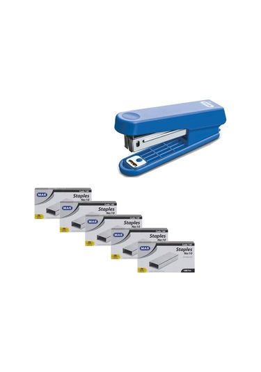 Mas 754 Zımba Makinesi Basic Mavi + 5 Adet Zımba Teli