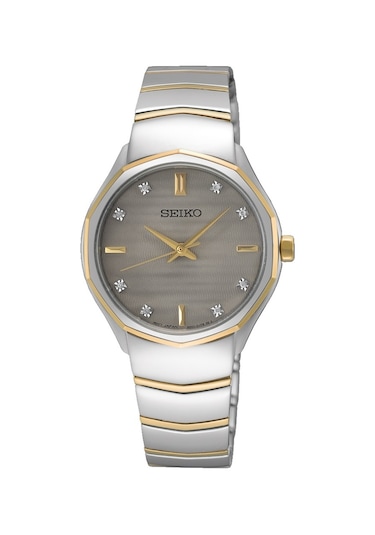Seiko Sur616p1 Kadın Kol Saati Metalik Gri