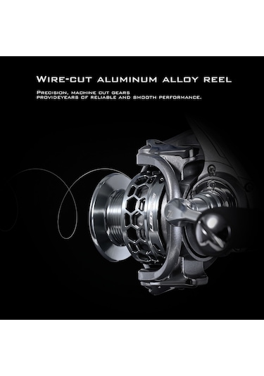 Monyee Leofıshıng Sk5000 Ön Frenli Makineli Olta Makinesi - 10+1 Yataklı, 5.5:1 Diş Oranı, Çok Amaçlı Su Ormanları