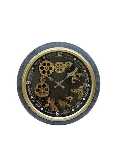 Kenpazar Saat Çarklı Duvar Saati Dekoratif Ev Ofis Hediyelik çok Renkli