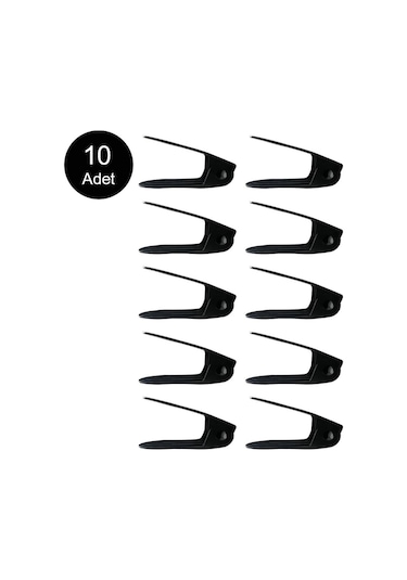 Ayakkabı Düzenleyici, Organizer, Ayarlanabilir Ayakkabı Rampası Siyah