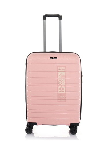 Hotowa Gold PP Valiz 8010 Pembe TSA Kilitli Orta Boy Pembe